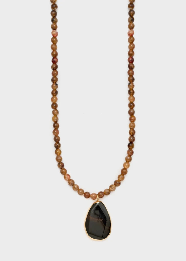Nalí - Collana Samira pendente naturale