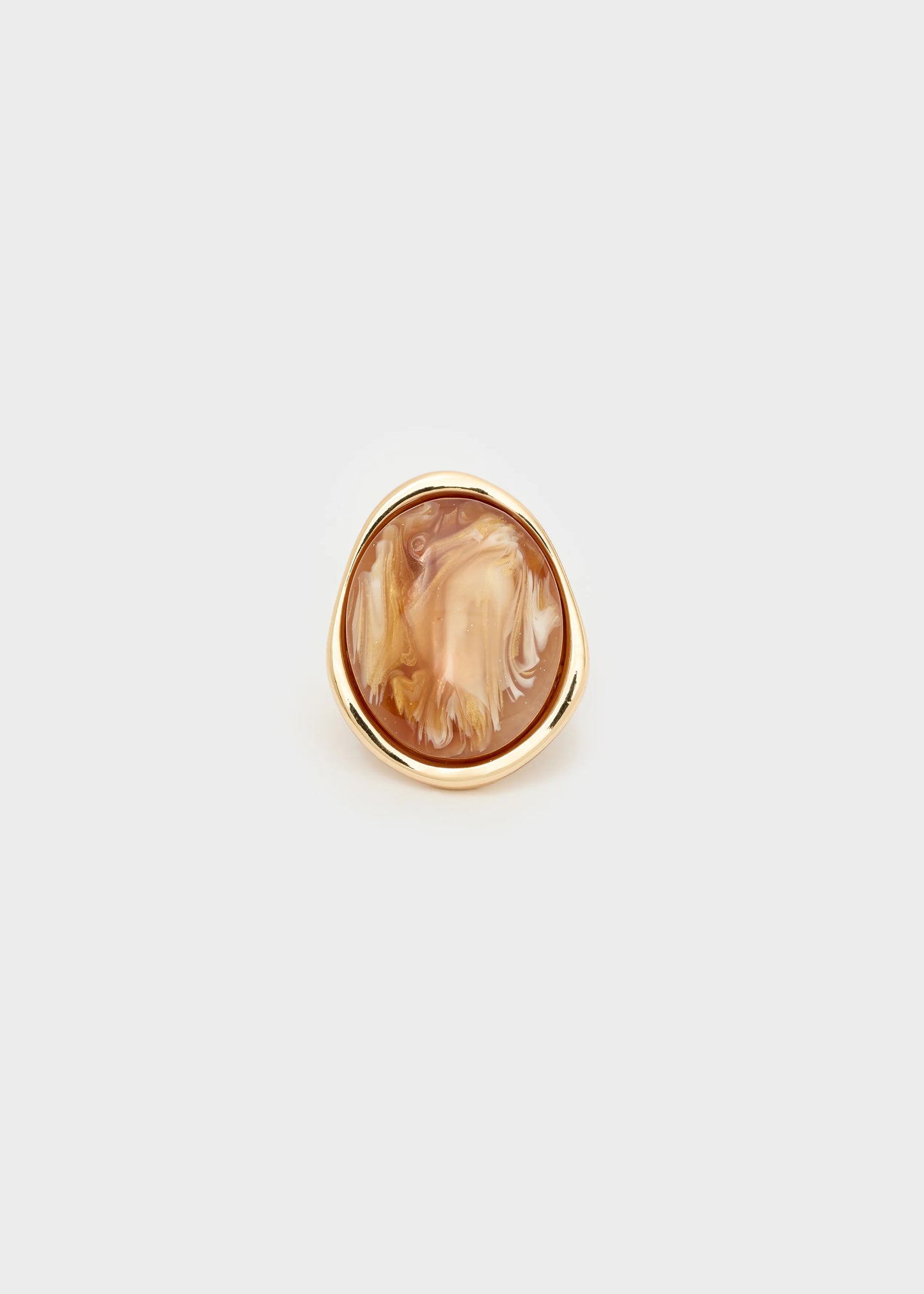 Nali - anello chiara over in resina