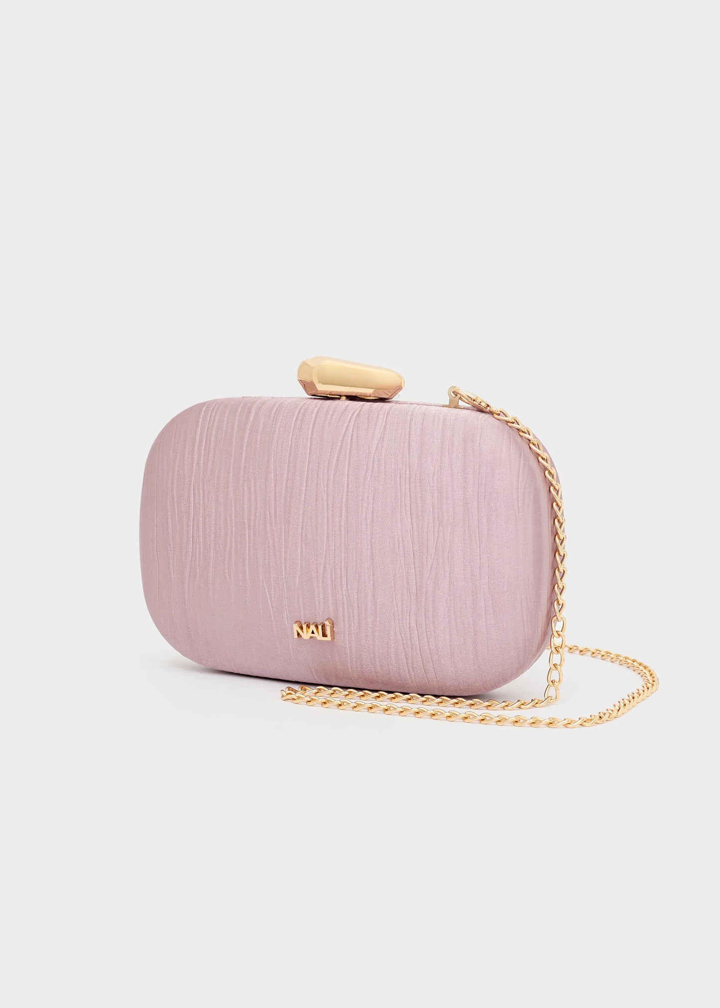 Nali - clutch nadine plissè laminato