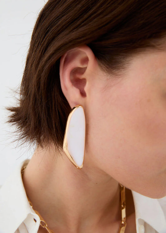 Nali - orecchini a scudo smaltati