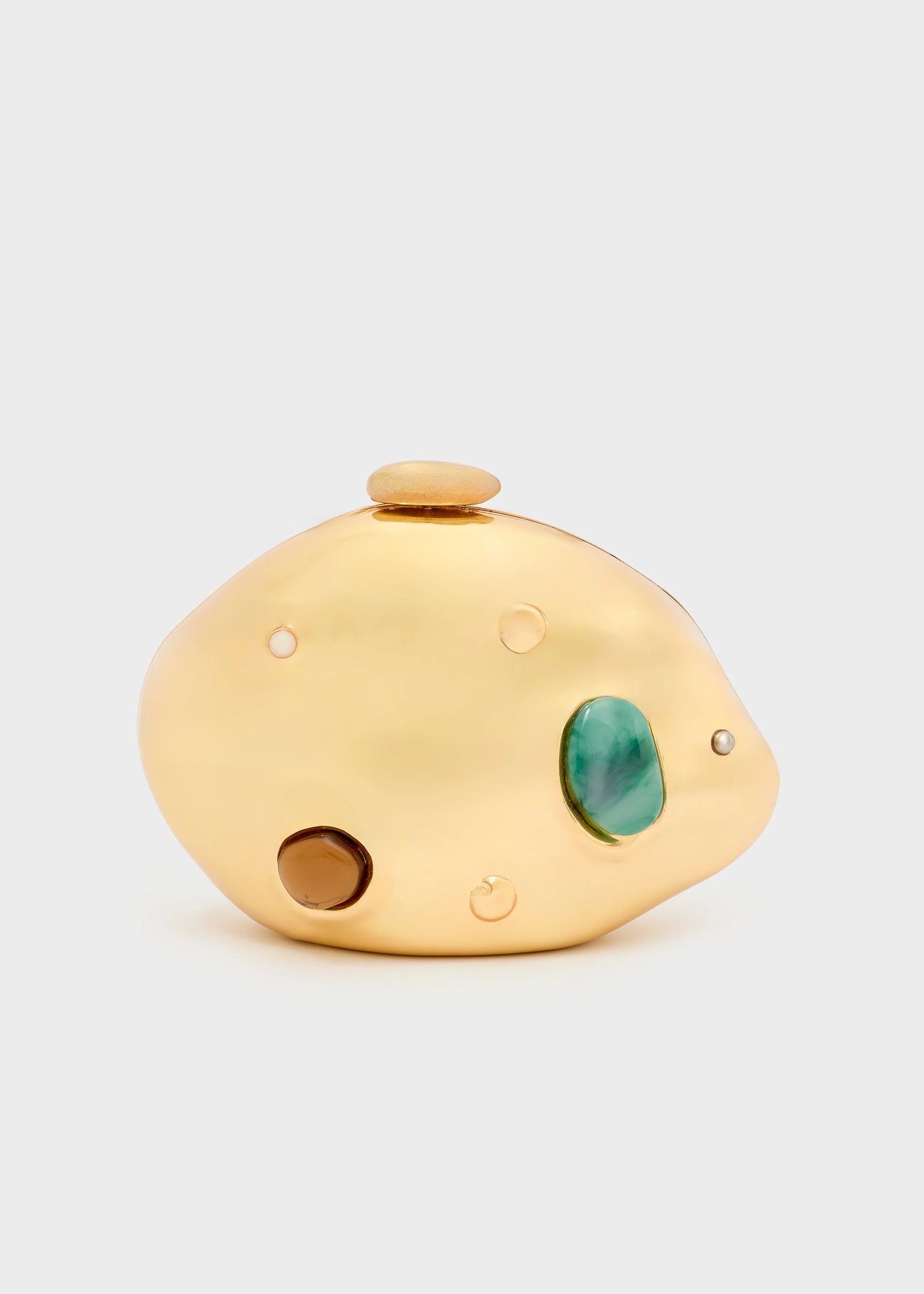 Nali - clutch rigida con pietre oro