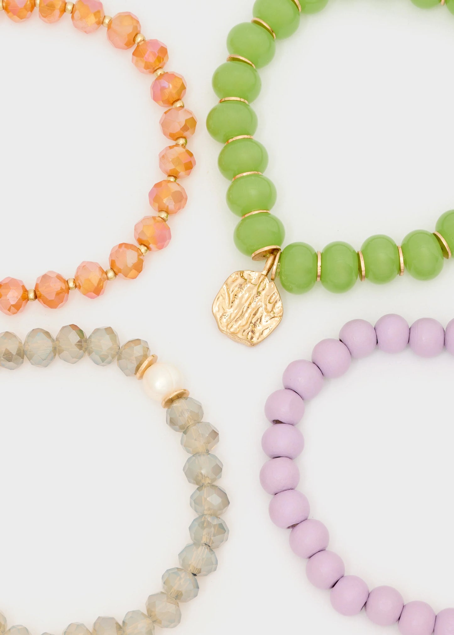 Nali - set bracciali elastici con sfere