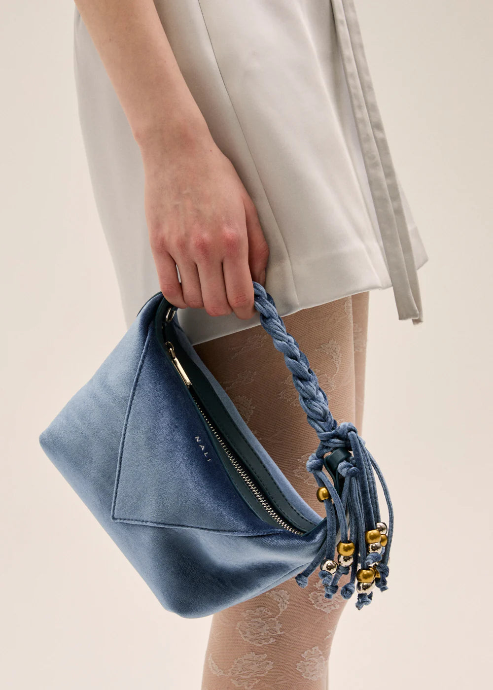 Nali- borsa karen small a mano in velluto