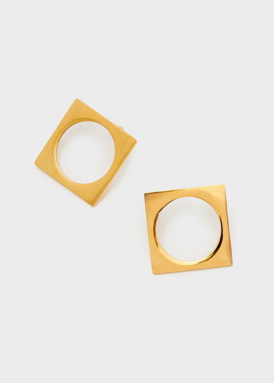Nali orecchini quadrato/ cerchio