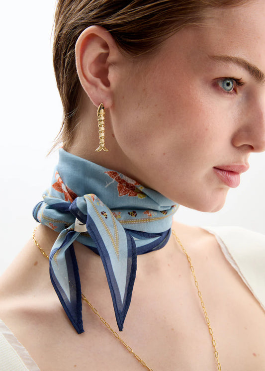 Nali -  foulard matilde in seta cotone