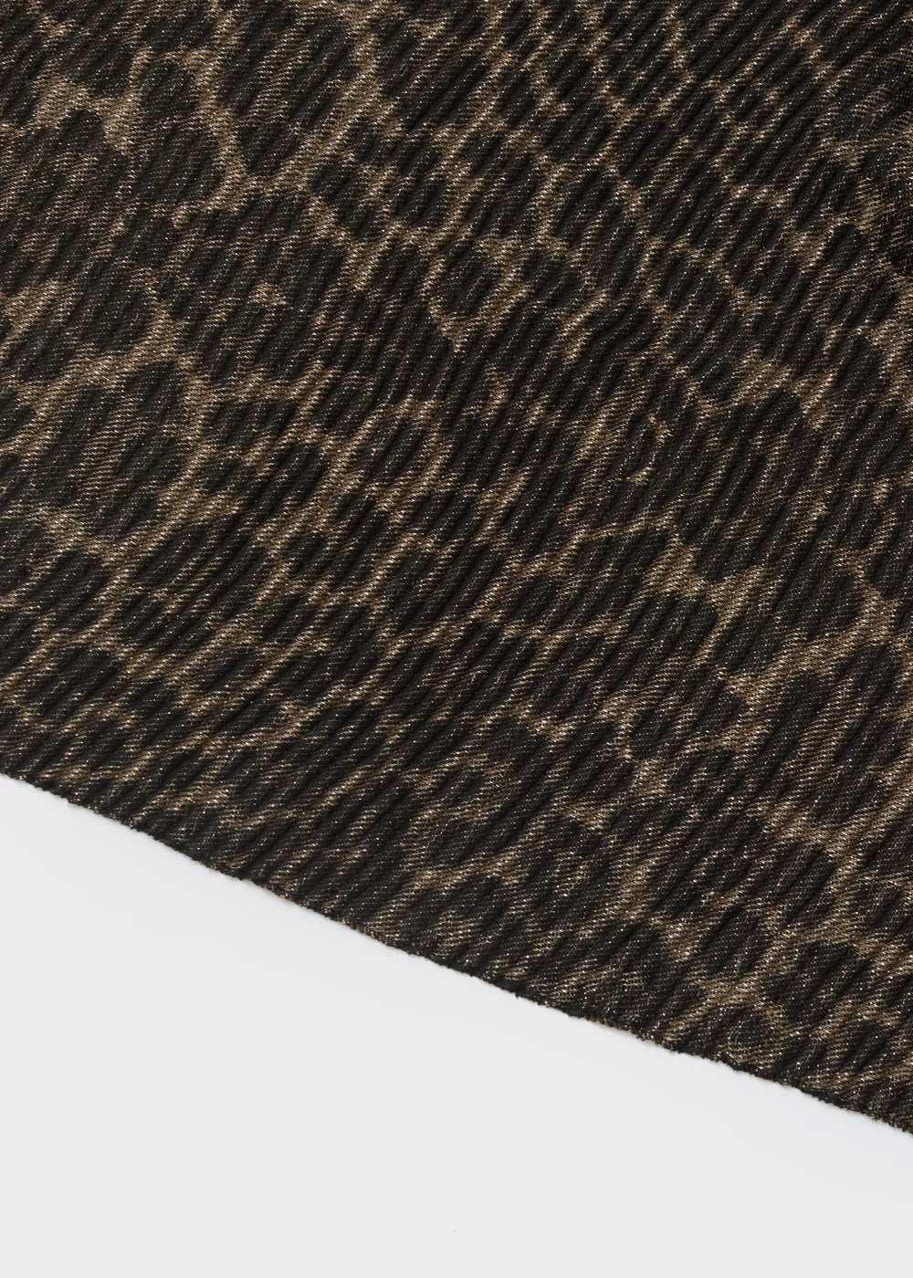 Nalì- sciarpa animalier lurex plisse