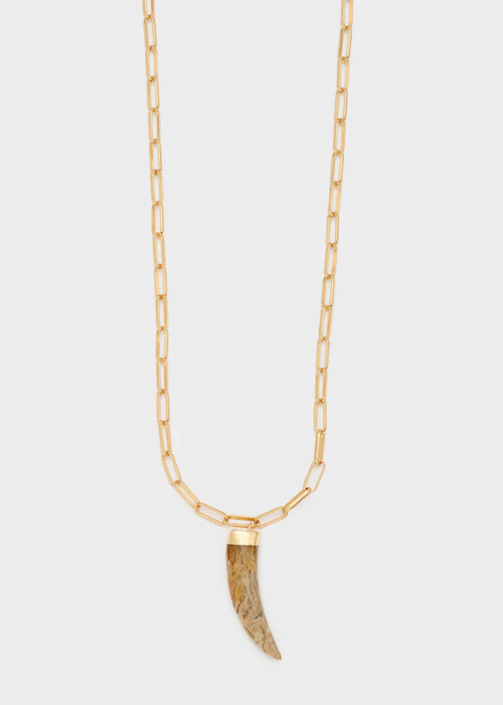 Nali - Collana Miry lunga con corno