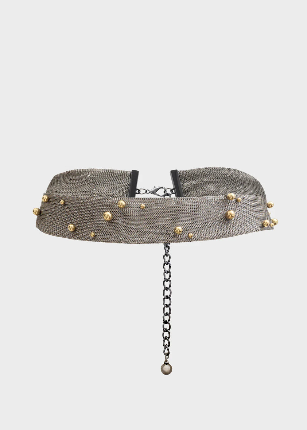 Nalì- cintura daisy tessuto lurex+borchie