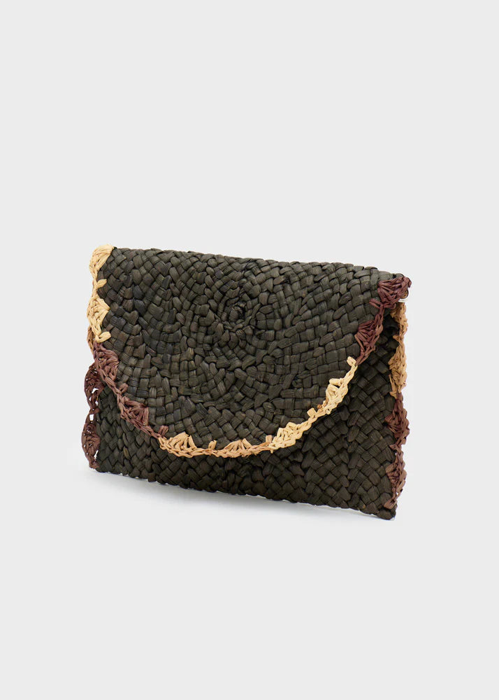 Nali -  Pochette Symi a mano in paglia