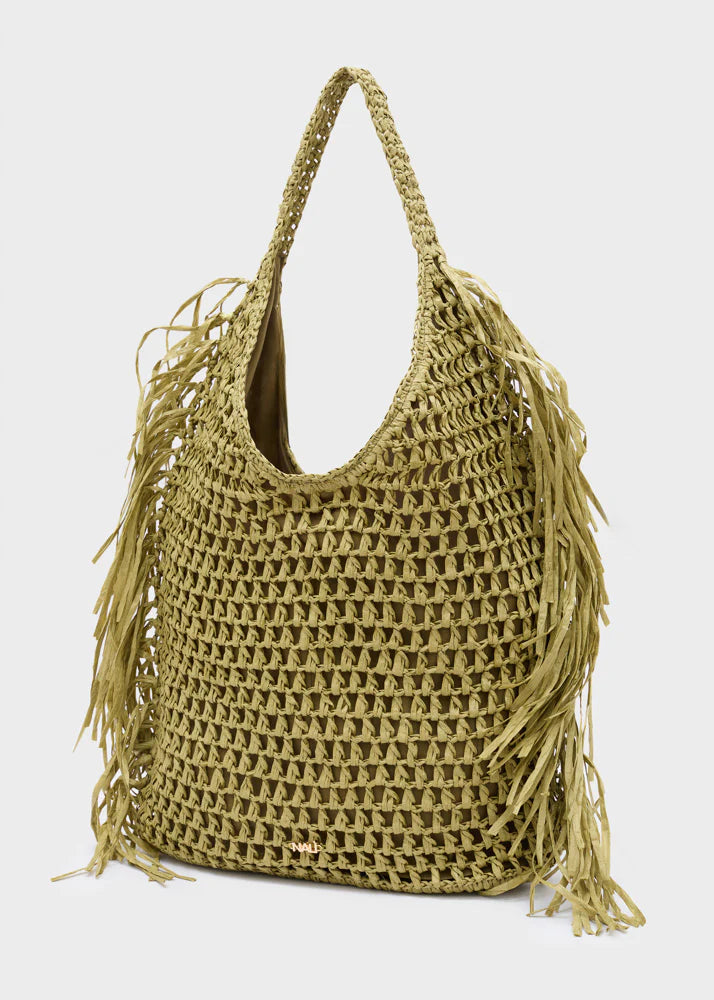 Nali -  Borsa Antigua a spalla con frange