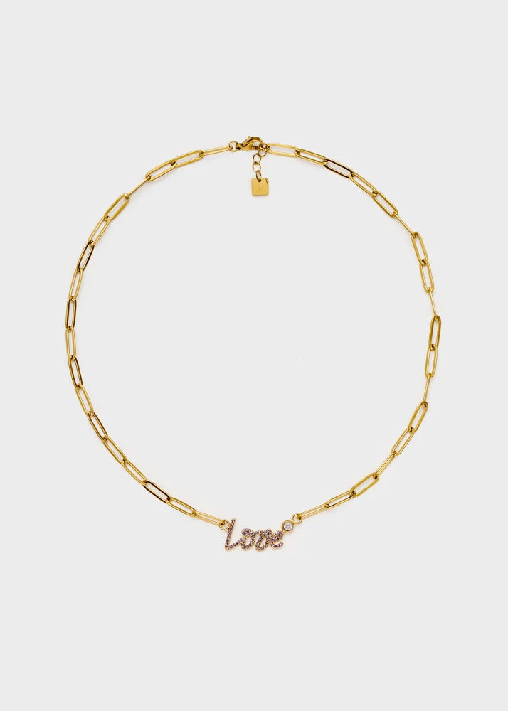 Nalí - Collana Love con pietre