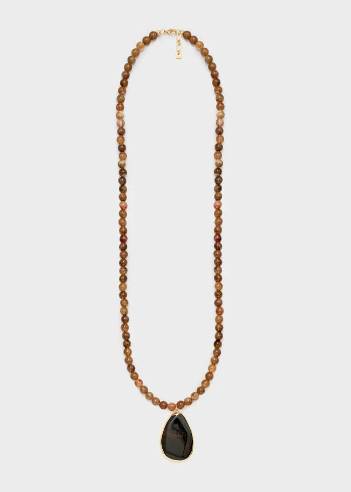 Nalí - Collana Samira pendente naturale