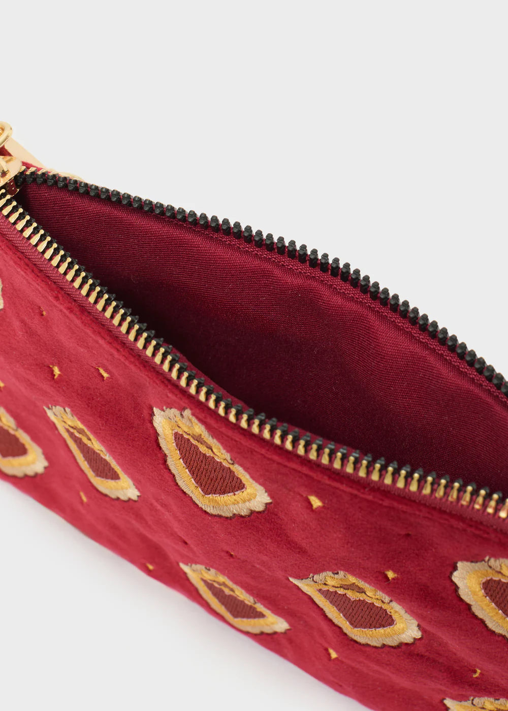 Nalì-  pouch cuori velluto