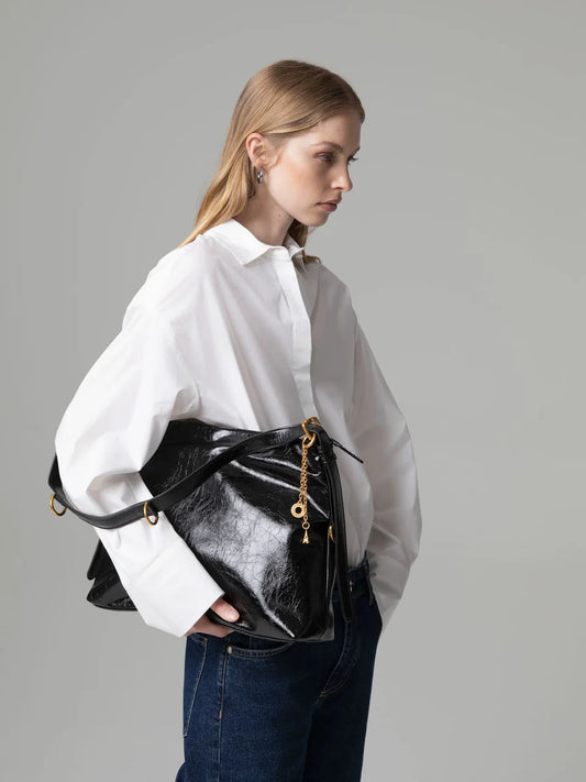 Gaëlle -  Maxi moon bag matelassè puffer