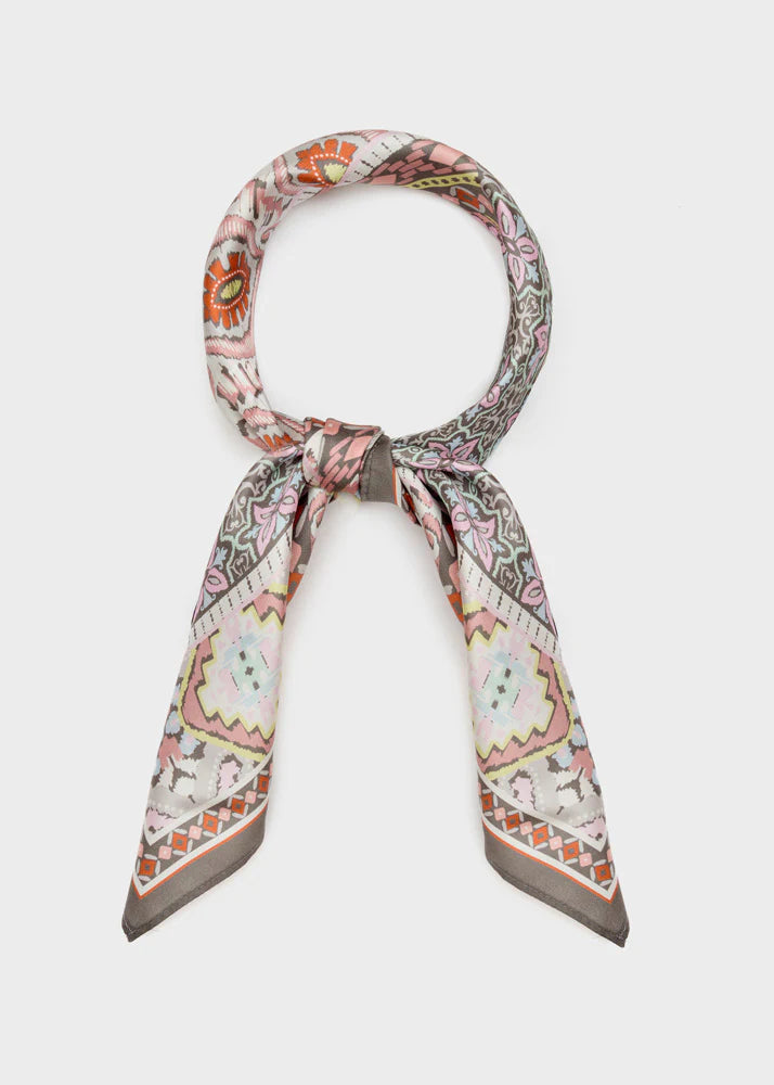 Nali -  foulard in seta fantasia floreale