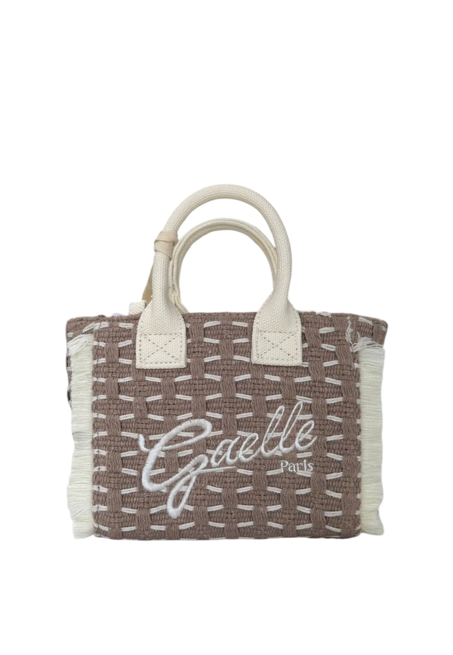 Gaelle- Mini shopper ricamo firma