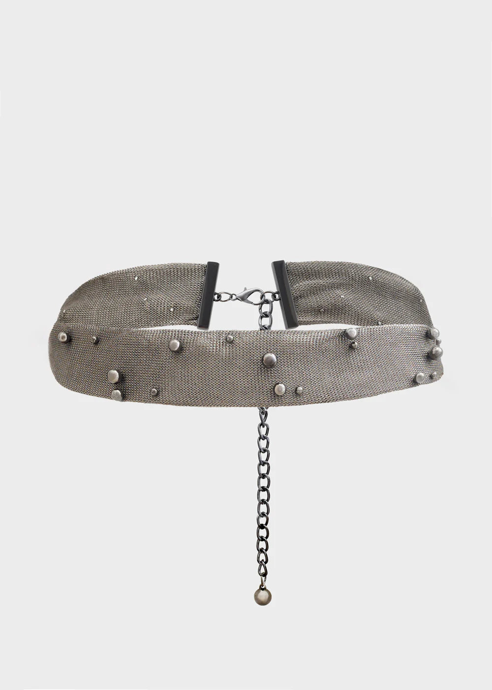 Nalì- cintura daisy tessuto lurex+borchie