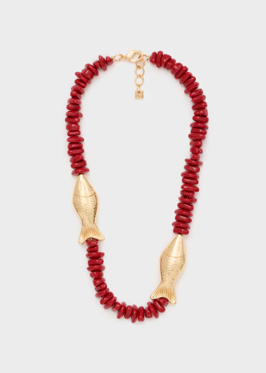 Nali - Collana girocollo elementi pesce