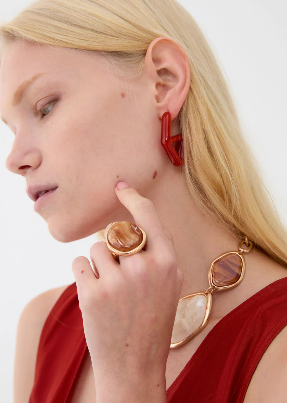 Nali - orecchini naomi in resina