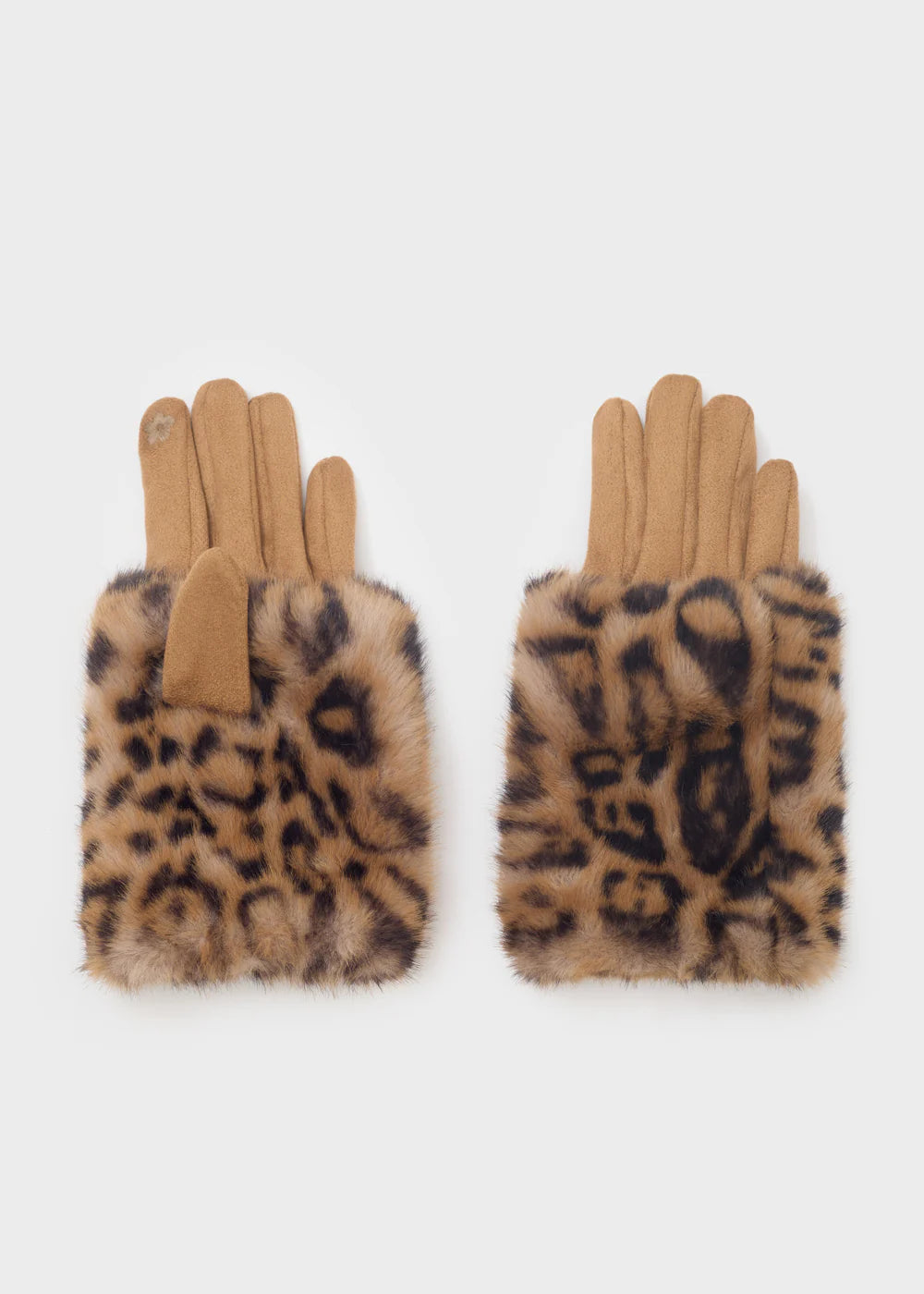 Nalì - Guanti Leopard Eco Fur