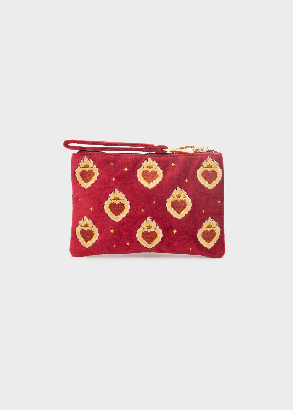 Nalì-  pouch cuori velluto