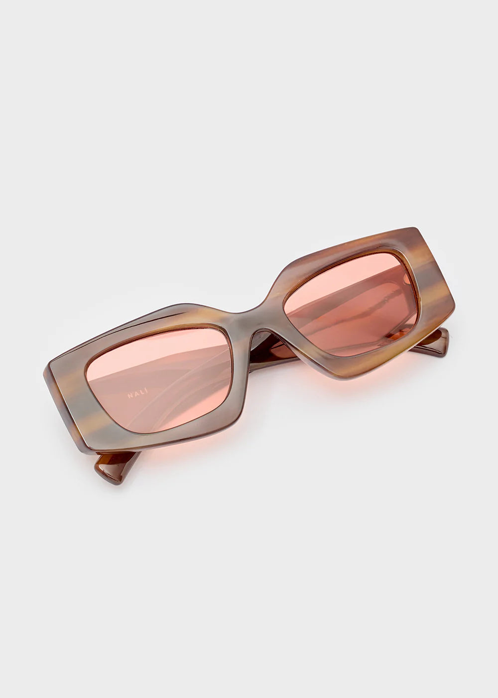 Nalì- occhiali geometric striato