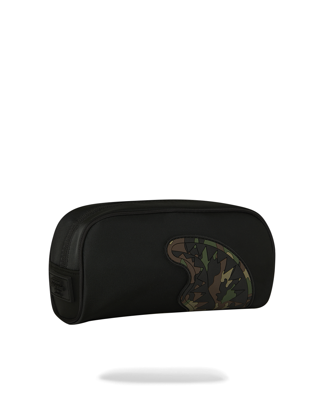 Sprayground - Shark Central Black Nylon Camo Embossed Shark Pouch