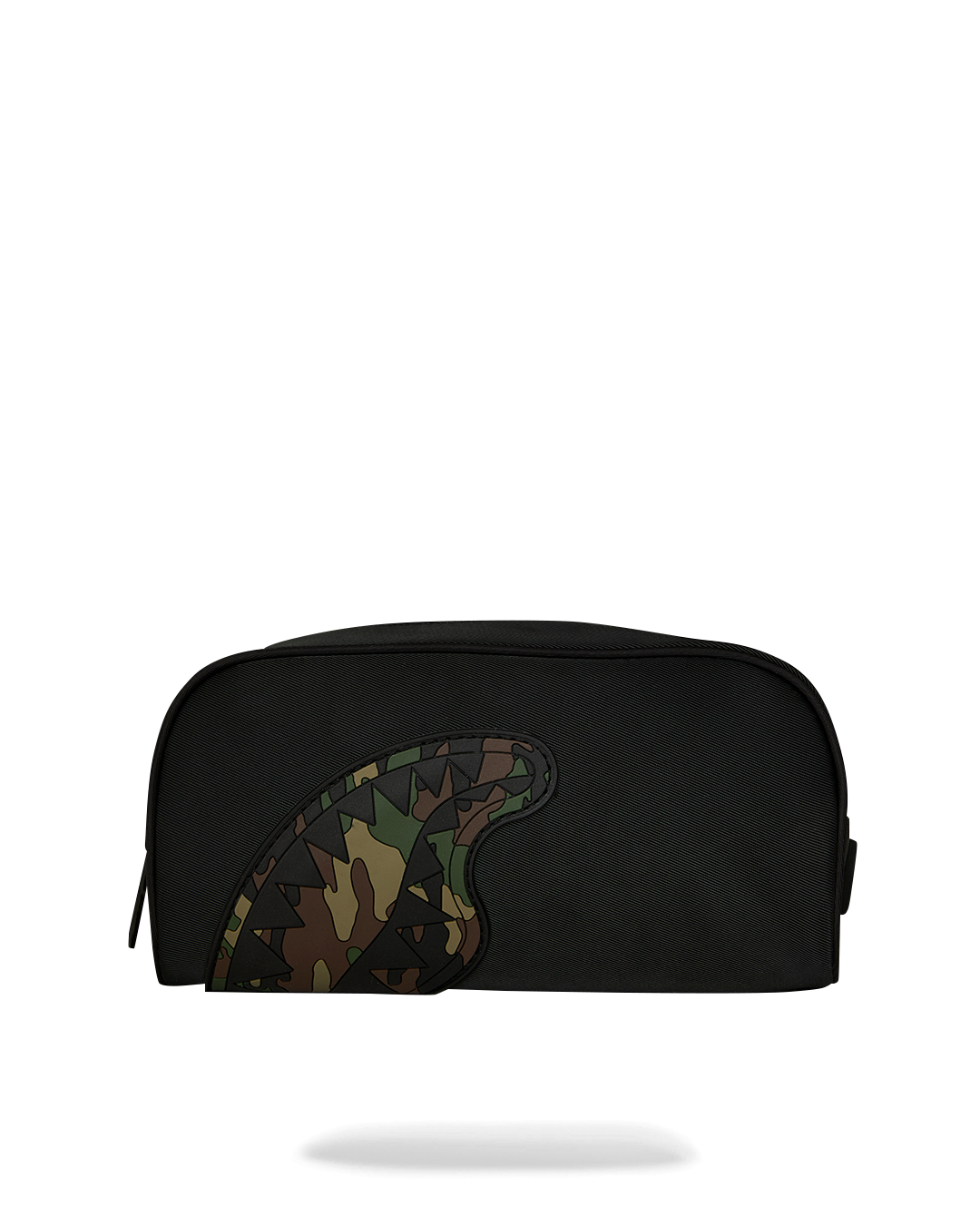 Sprayground - Shark Central Black Nylon Camo Embossed Shark Pouch