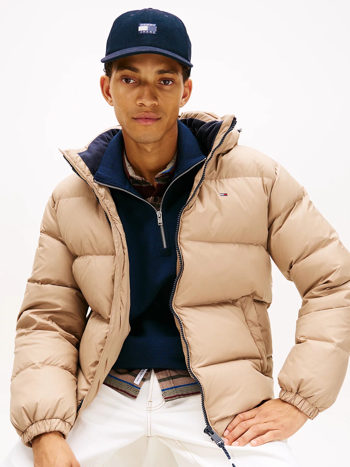 Tommy hilfiger - cappello Heritage in velluto a coste con logo