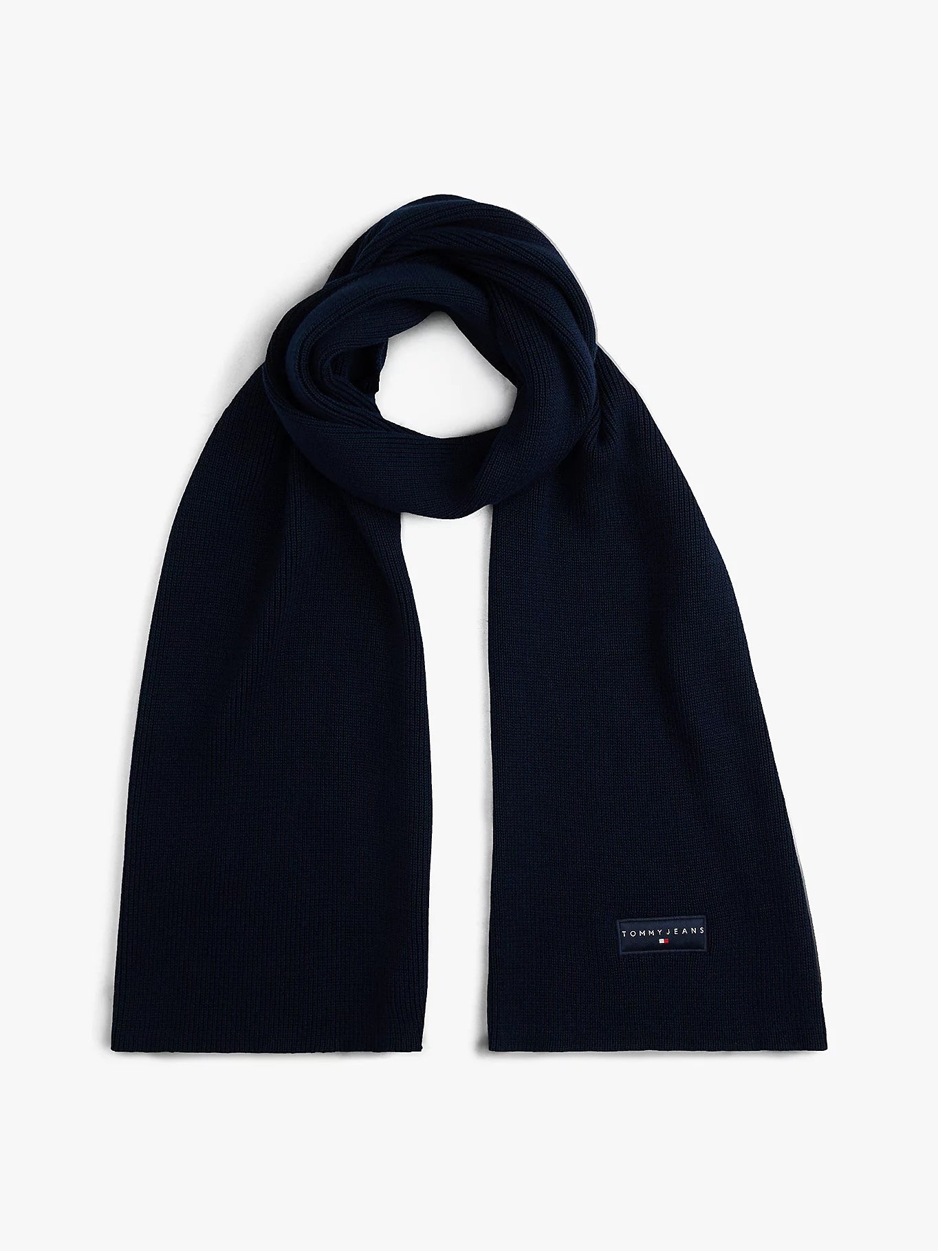 Tommy hilfiger - Sciarpa in maglia con logo lineare
