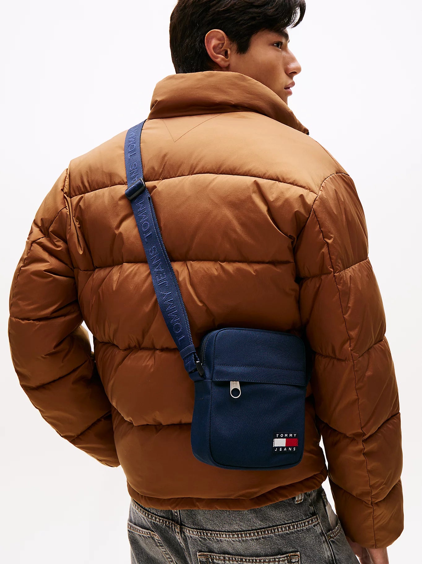 Tommy hilfiger - Borsa reporter Essential con logo ripetuto