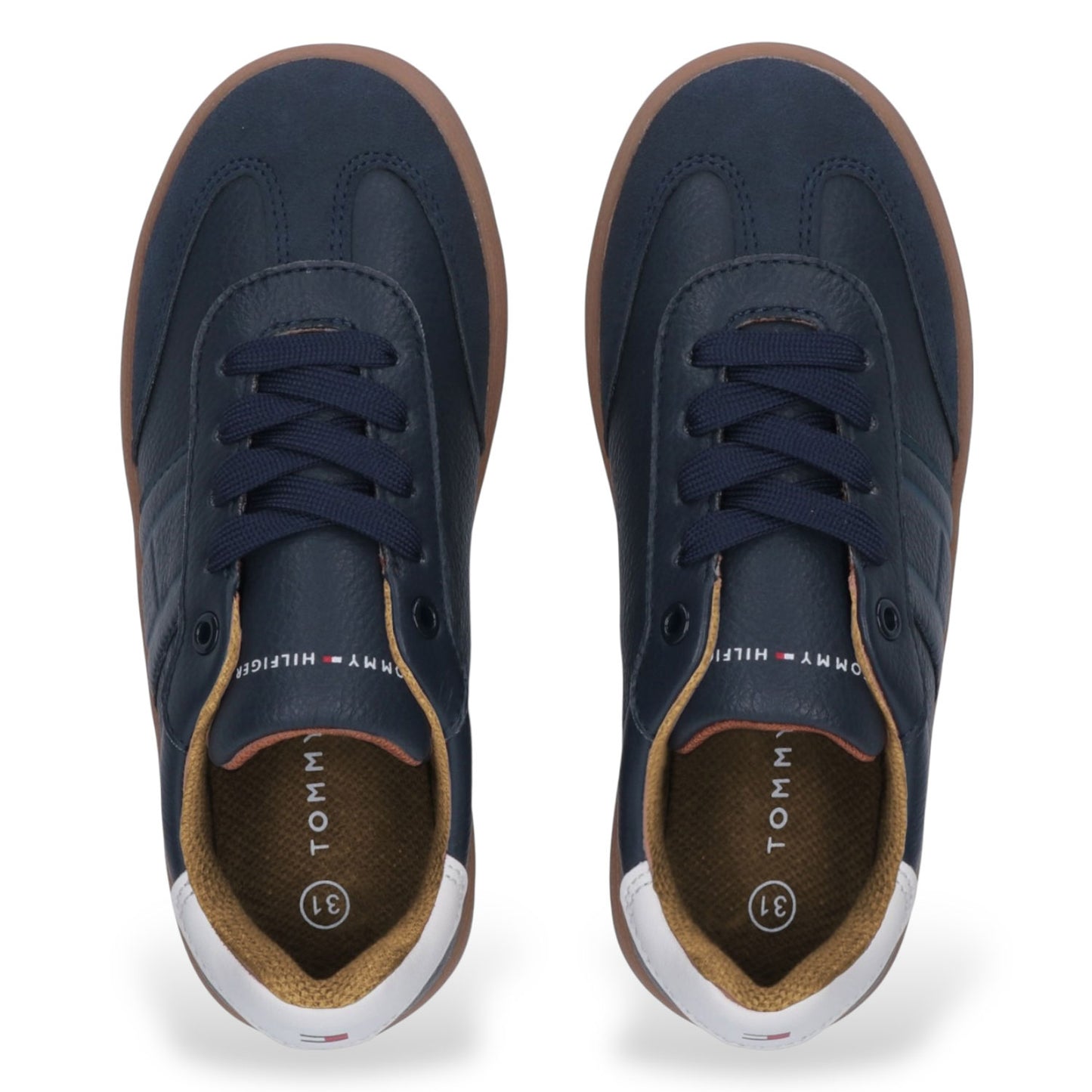 Tommy hilfiger lace up sneaker blue/off white