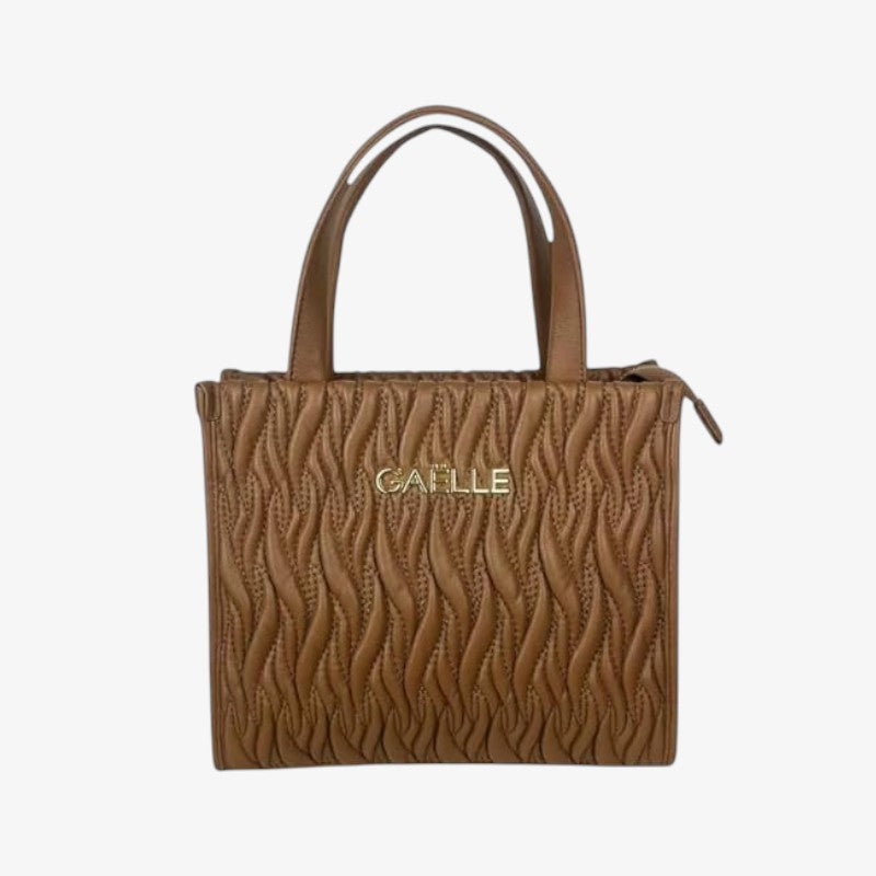 Gaëlle - Reg Shopper Plissè con logo in metallo
