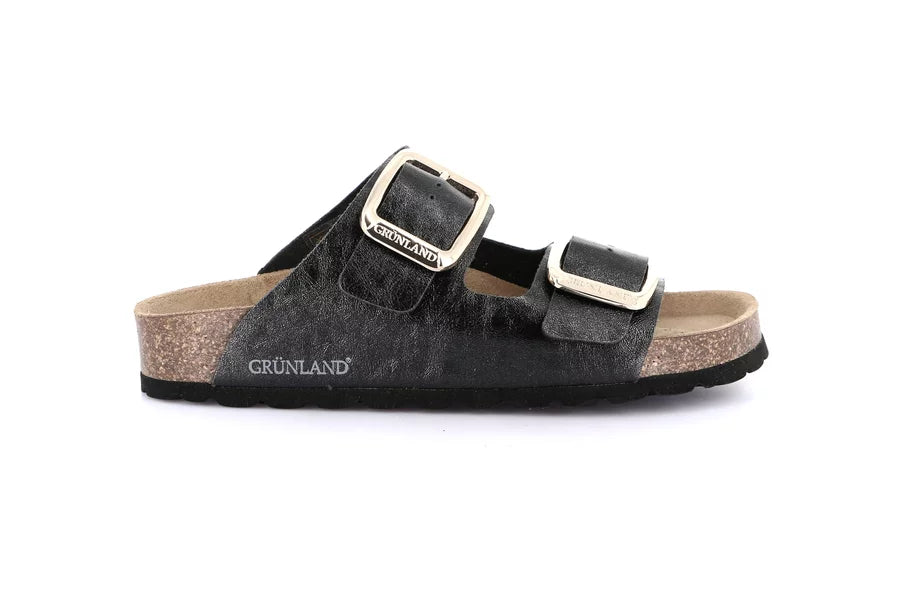 Grünland - Ciabatta laminata con maxi-fibbie | ENNY
