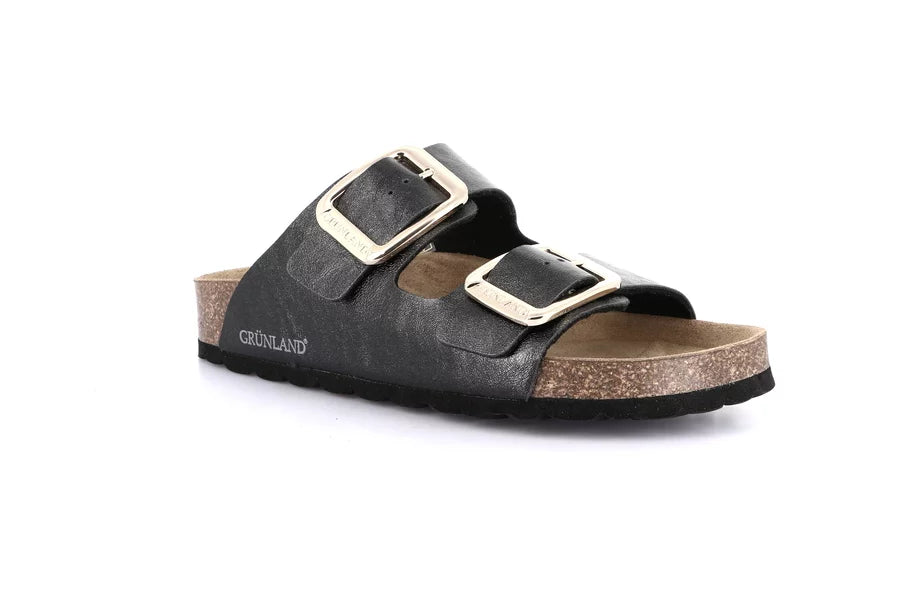 Grünland - Ciabatta laminata con maxi-fibbie | ENNY