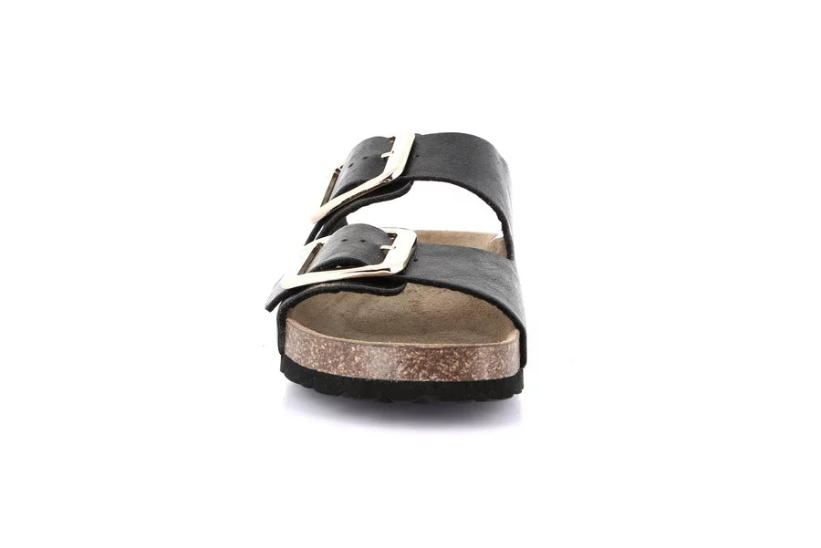 Grünland - Ciabatta laminata con maxi-fibbie | ENNY