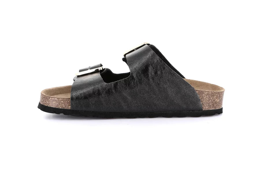 Grünland - Ciabatta laminata con maxi-fibbie | ENNY