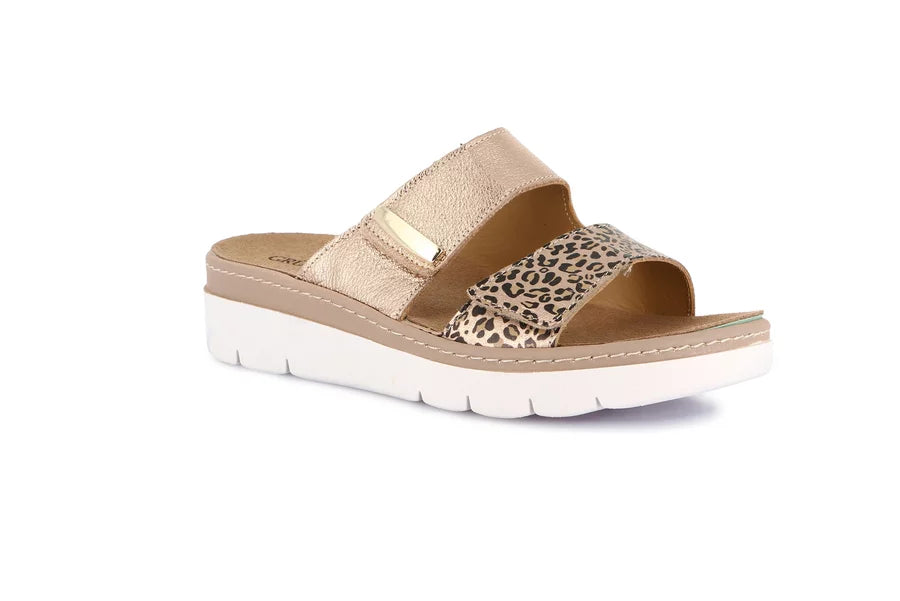 Grünland - Ciabatta animalier con doppio strappo | Moll