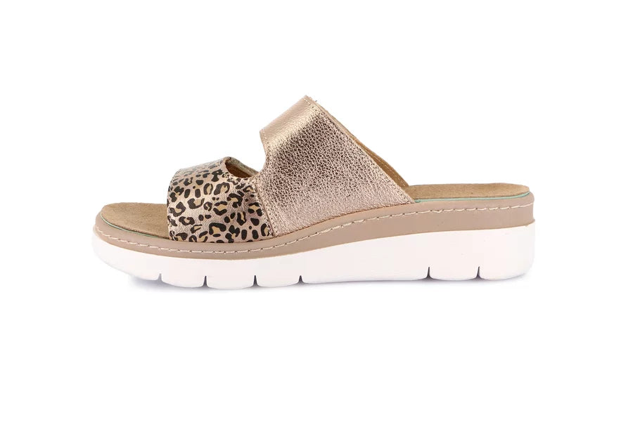 Grünland - Ciabatta animalier con doppio strappo | Moll