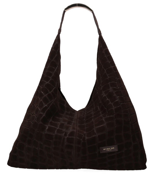 My Best Bag - Ellisse Croco Suede