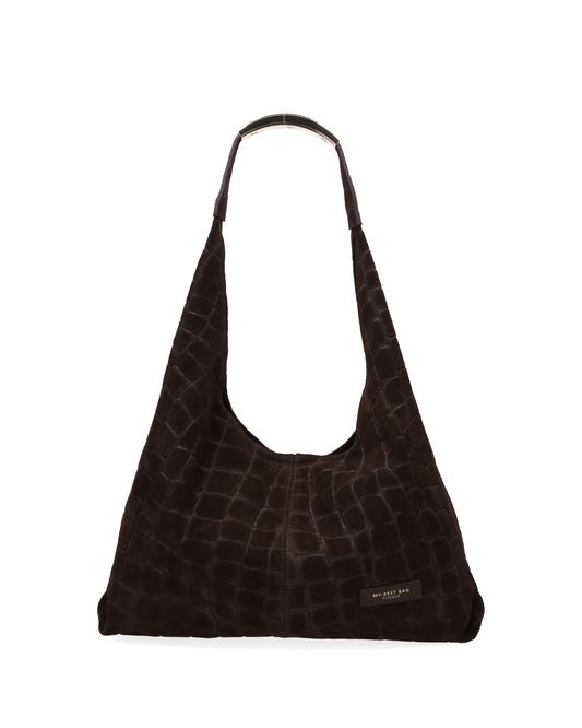 My Best Bag - Ellisse Croco Suede