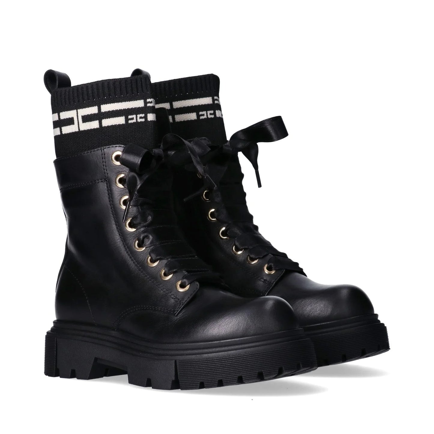 Elisabetta Franchi - lace up bootie