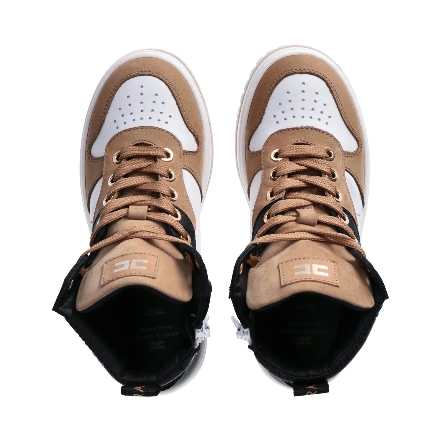 Elisabetta Franchi - High top lace-up sneaker