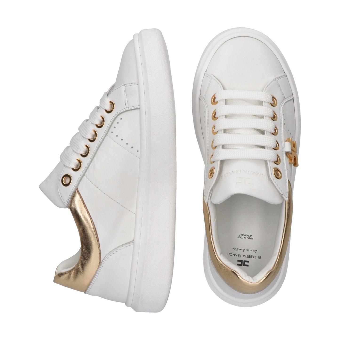 Elisabetta Franchi - Low cut Lace-Up sneaker