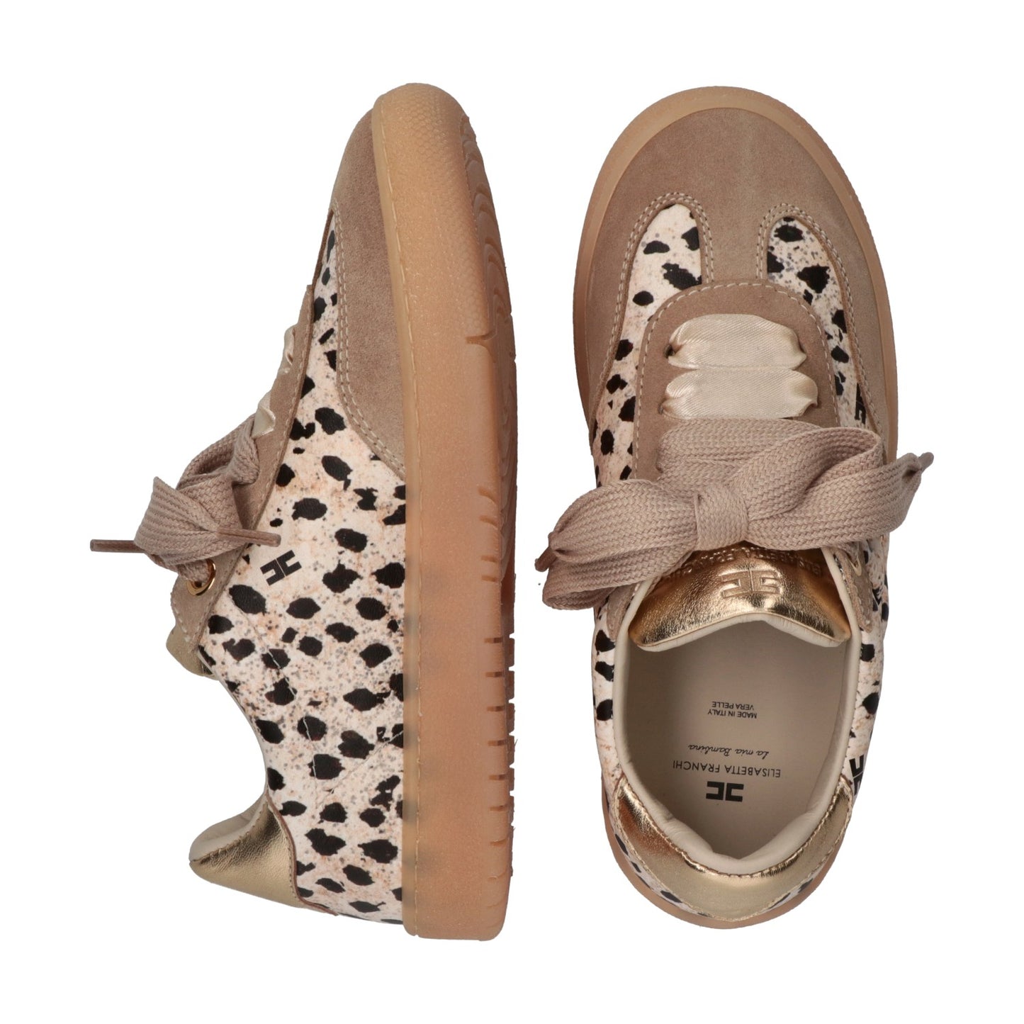Elisabetta Franchi - Low Cut Lace-Up Sneaker