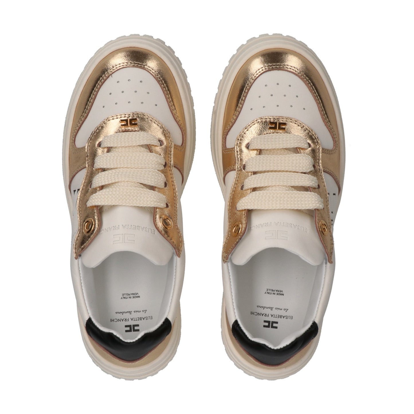 Elisabetta Franchi - Low Cut Lace-Up Sneaker