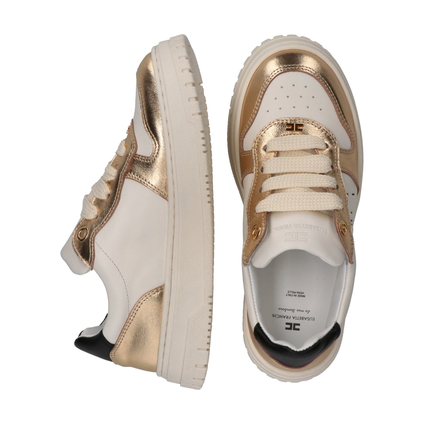 Elisabetta Franchi - Low Cut Lace-Up Sneaker