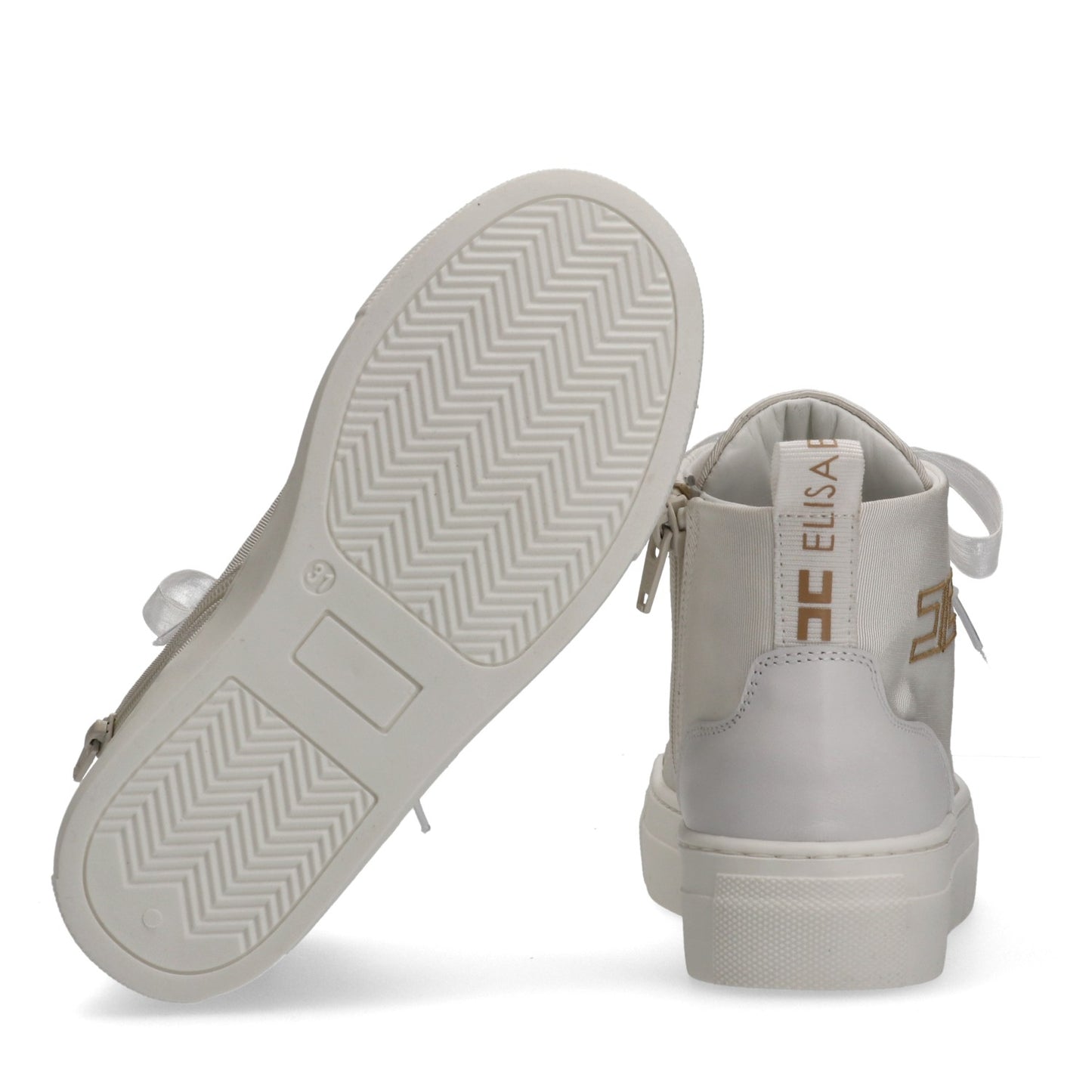 Elisabetta Franchi - High Top Lace-Up Sneaker