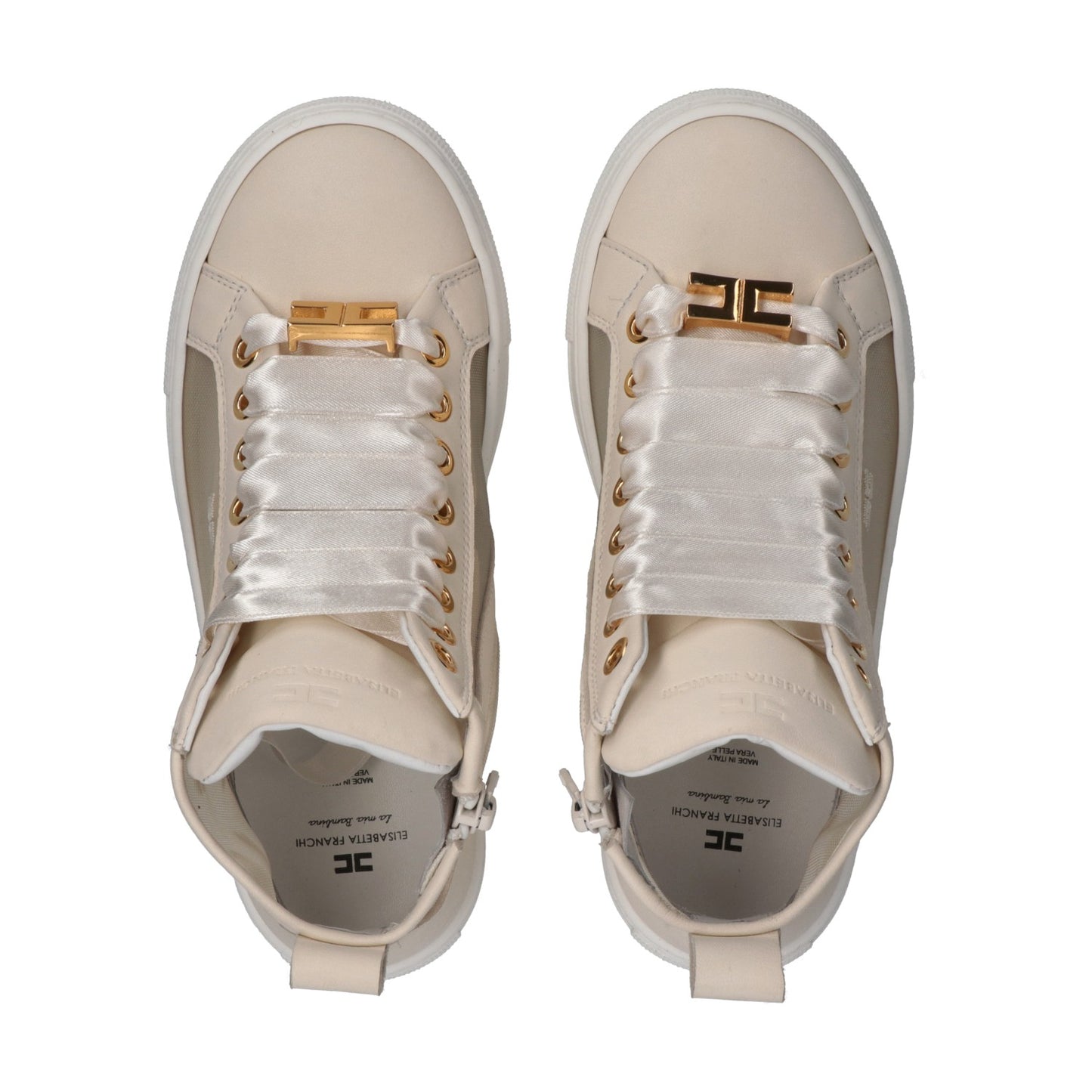 Elisabetta Franchi - High Top Lace-Up Sneaker