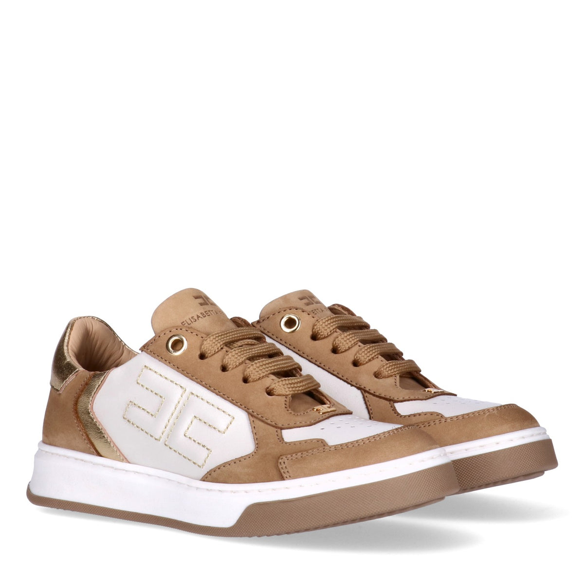 Elisabetta Franchi - Sneaker bassa allacciata bicolor